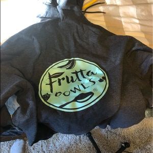FRUTTA BOWLS GRAY HOODIE
